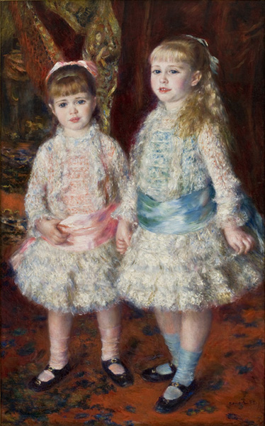 Pierre-Auguste Renoir, Pink and Blue (Alice and Elisabeth Cahen d'Anvers), 1881, S√£o Paulo Museum of Art, S√£o Paulo. Wiki Commons. 