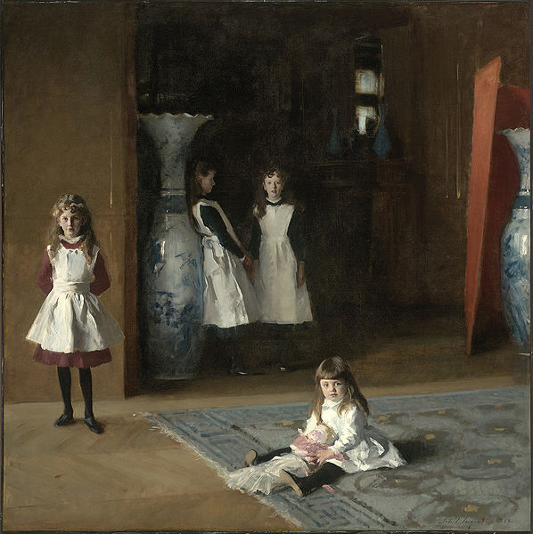 John Singer Sargent, The Daughters of Edward Darley Boit, 1882, Museum of Fine Arts, Boston. Wiki Commons. 