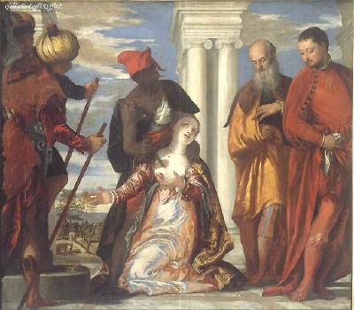 The Martyrdom of St. Justine, Veronese, c.1573, Oil on canvas, Uffizi Gallery, Florence. WikiCommons.