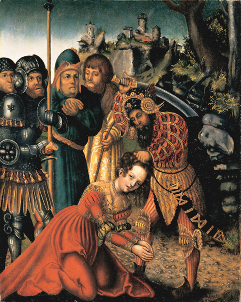 The Martyrdom of Saint Barbara, Lucas Cranach the Elder, c.1510, Oil on wood, Metropolitan Museum of Art, New York.