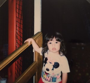 Amanda as a child