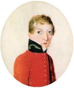 Miniature portrait of James Barry, painted between 1813 and 1816.