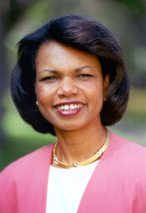 Condoleezza Rice, Senior Fellow and Professor of Political Science Hoover Institution, Stanford University.  Selected to be the National Security Adviser by President-elect George W. Bush. Photo Credit:  Linda Cicero, Stanford News Service