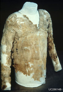 The Tarkhan dress at the Petrie Museum, London.