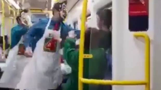 Masked men attack woman on a train in Auckland