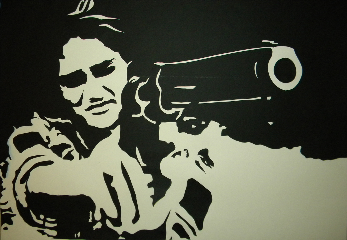 .44 Freedom, construction paper, 18" x 24", 2010.
