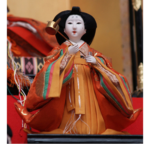 Altar Sannin Kanjo court lady Hina Matsuri