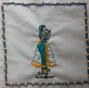Gargi embroidery