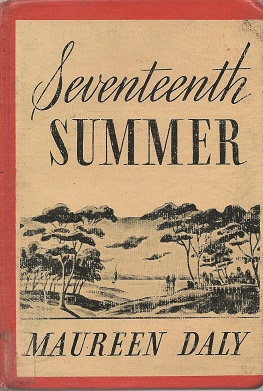 Cover of Seventeenth Summer featuring a country landscape