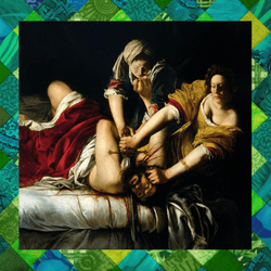 Heroines Quilt VII: Artemisia Gentileschi