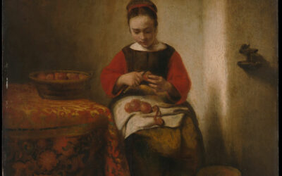 Girls of the Met: Young Woman Peeling Apples